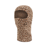 LEOPARD JACQUARD KNIT BALACLAVA [BROWN]