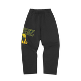 LION VARSITY OPEN HEM PANT [BLACK]