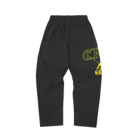 LION VARSITY OPEN HEM PANT [BLACK]