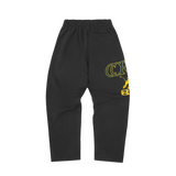 LION VARSITY OPEN HEM PANT [BLACK]