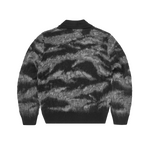 MOHAIR FUZZY COLLAR SWEATER [BLACK CAMO]