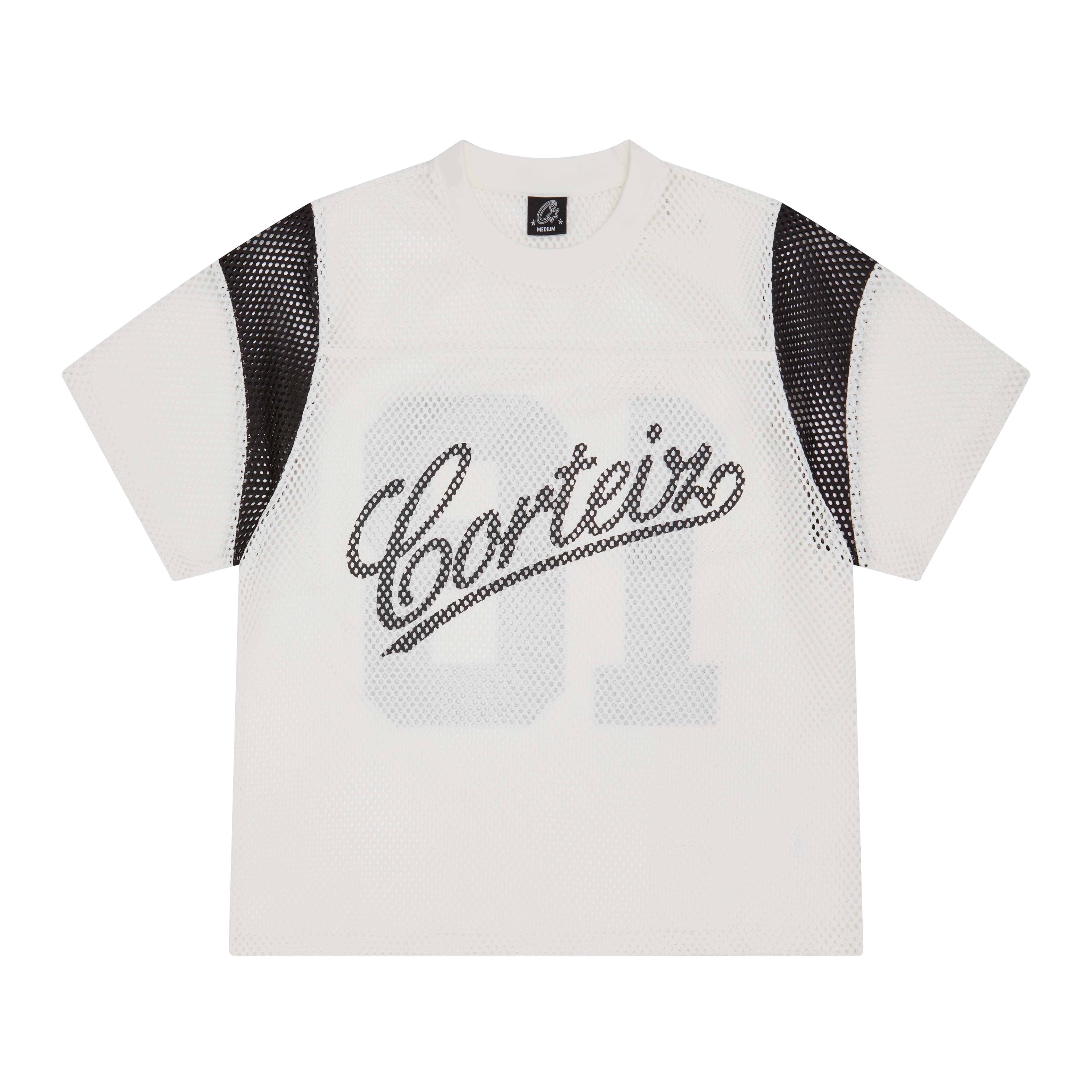 OPEN MESH PANEL JERSEY [CREAM]