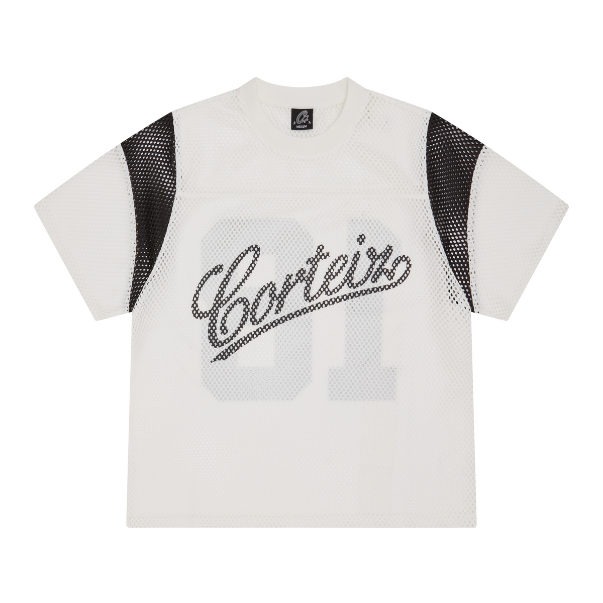 OPEN MESH PANEL JERSEY [CREAM]
