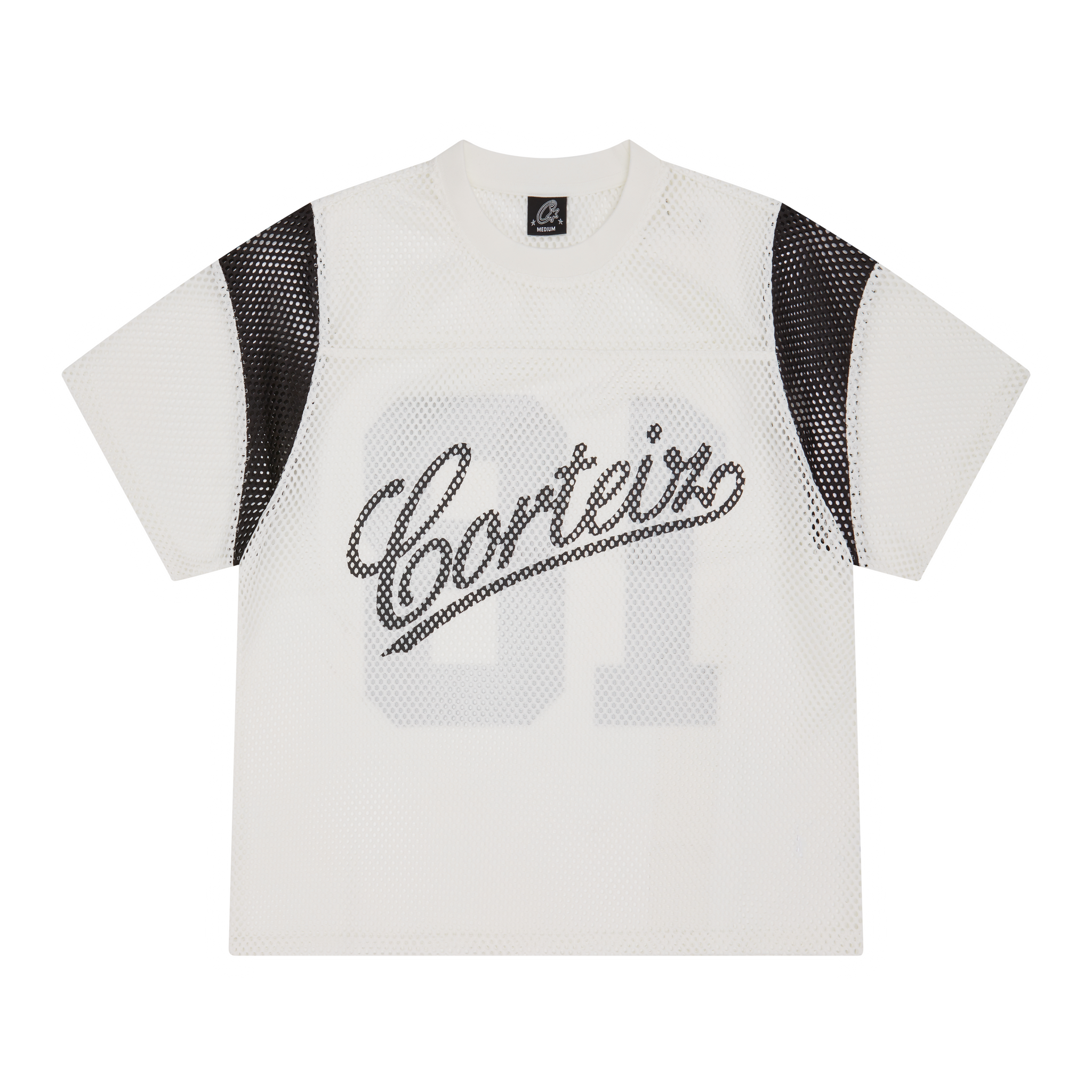 OPEN MESH PANEL JERSEY [CREAM]