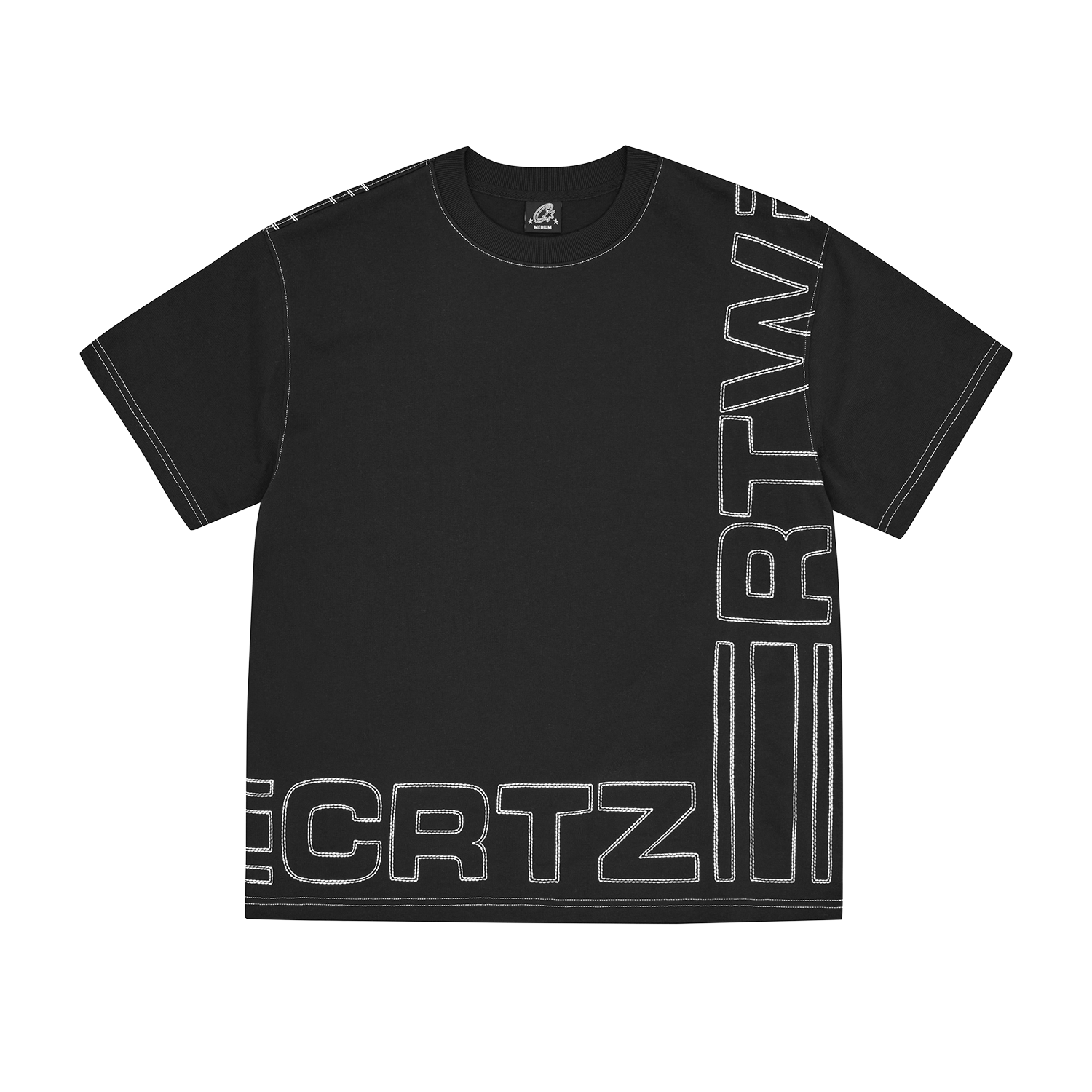 OUTLINE HEAVYWEIGHT TEE [BLACK]