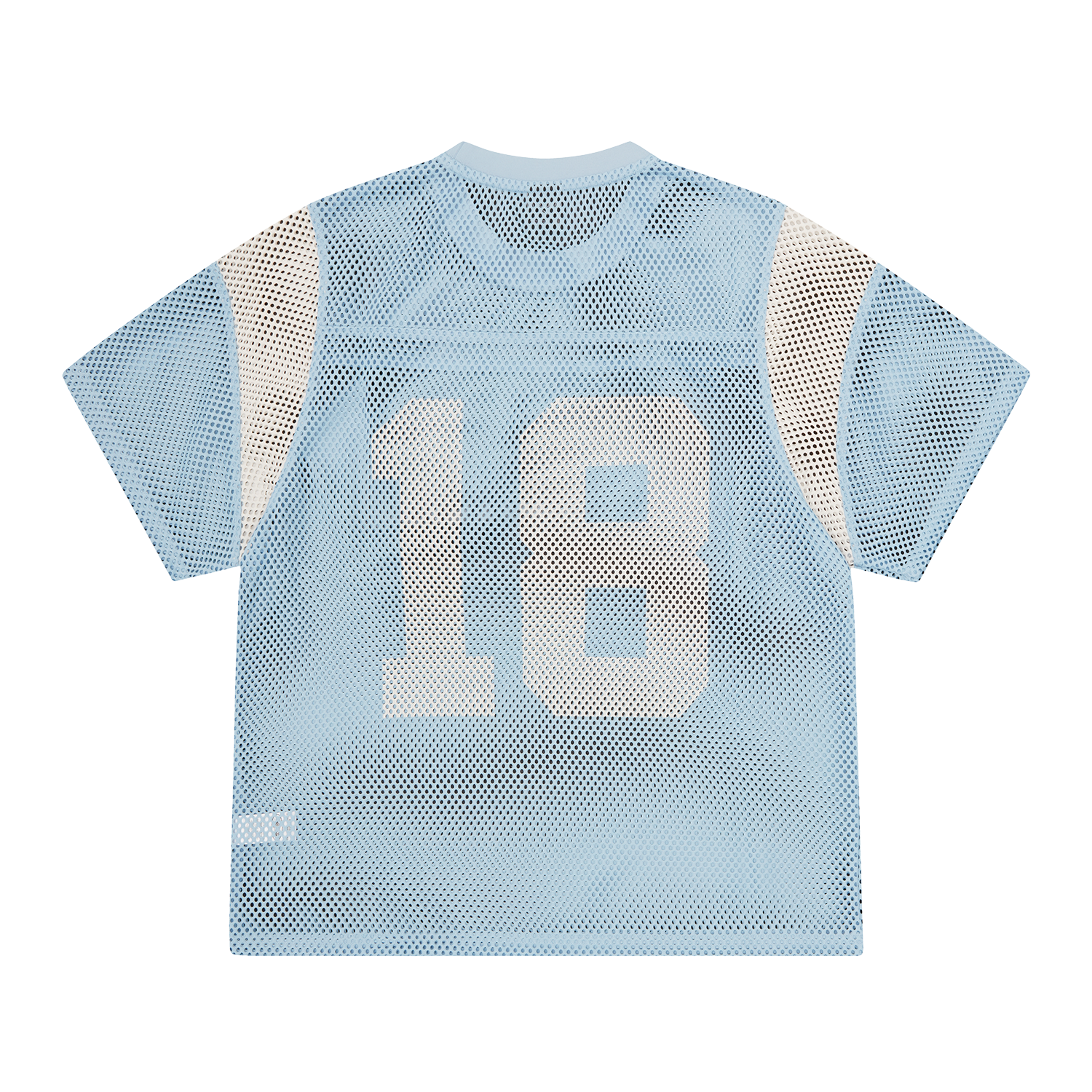 OPEN MESH PANEL JERSEY [BABY BLUE/WHITE]