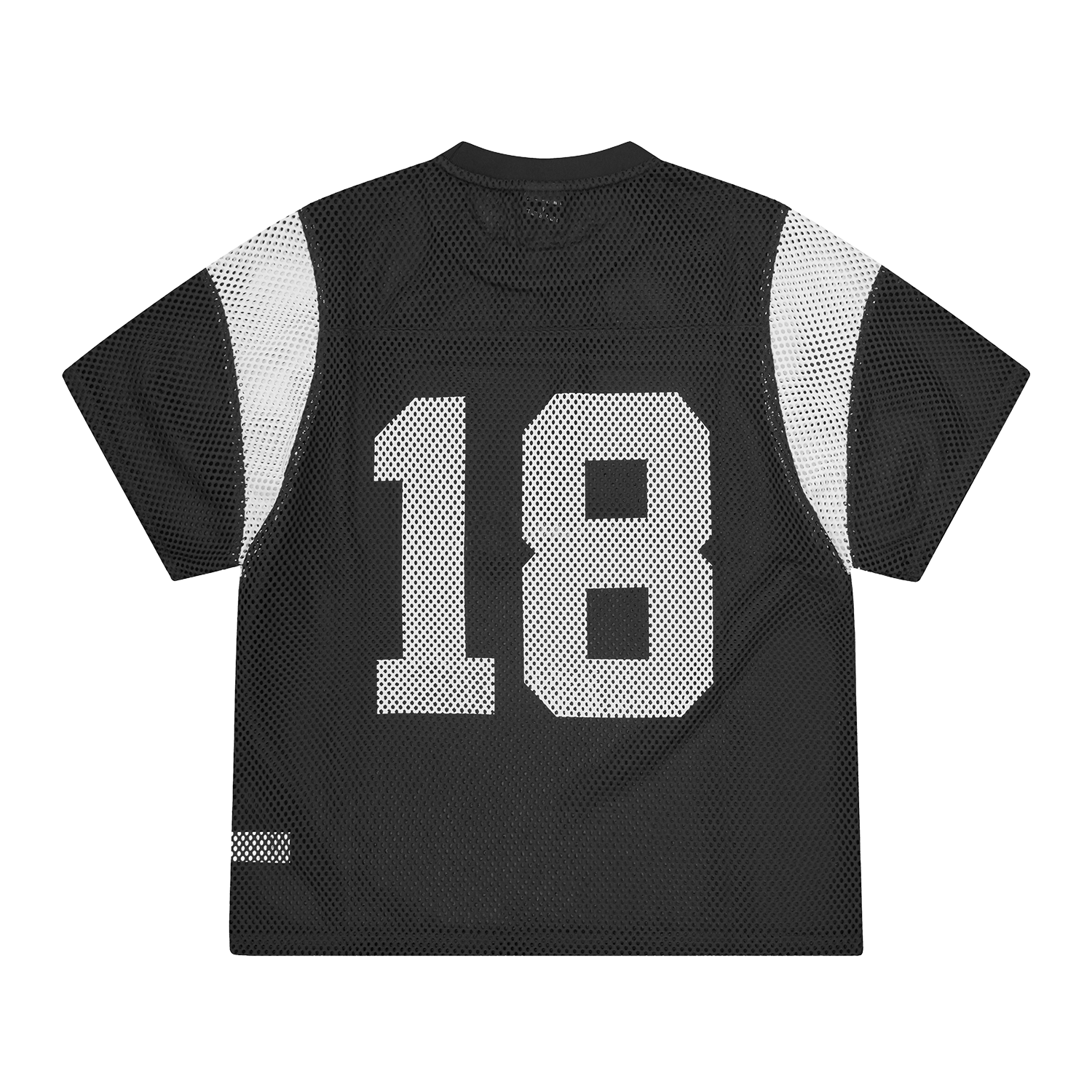 OPEN MESH PANEL JERSEY [BLACK/WHITE]