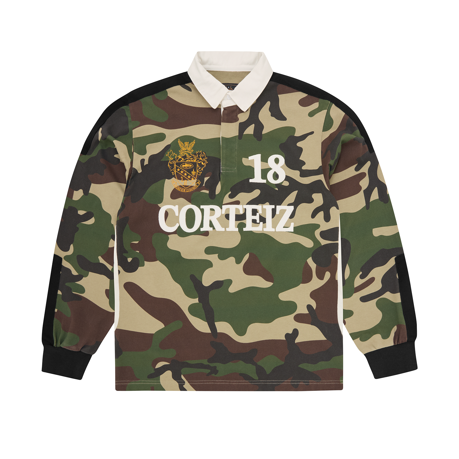 PANELLED RUGBY [WOODLAND CAMO]