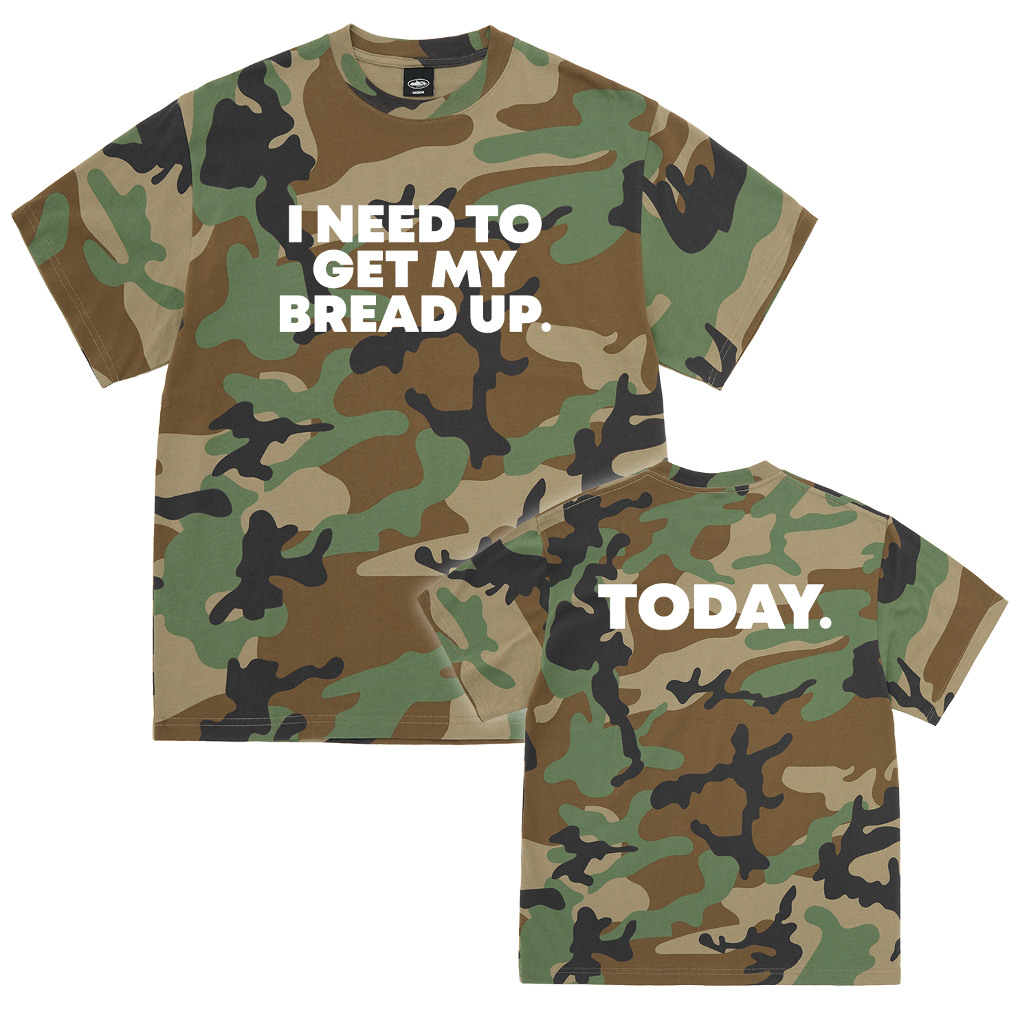 REMINDER TEE [WOODLAND CAMO]