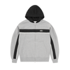 RIBBED SPORTEIZ ZIP HOODIE [HEATHER GREY]