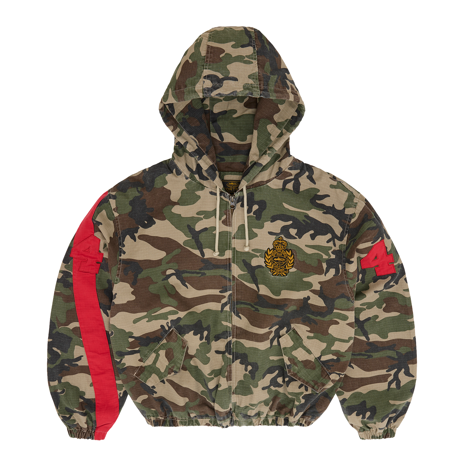 EMBLEM RIPSTOP JACKET [WOODLAND CAMO]