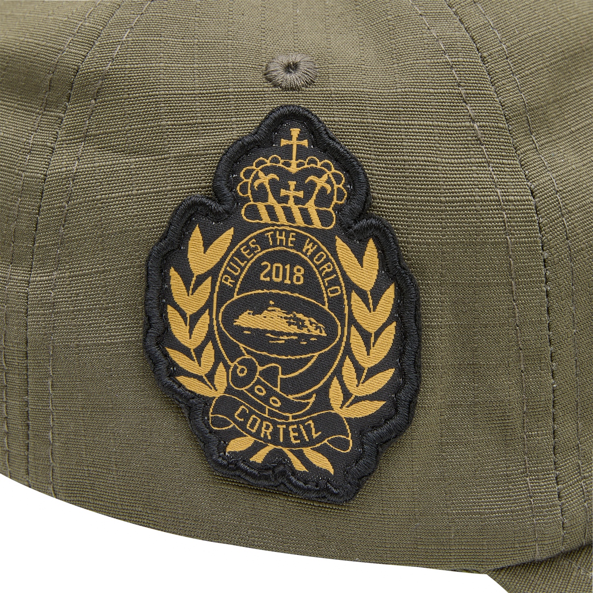 EMBLEM RIPSTOP CAP [OLIVE]