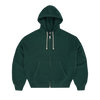 LUNDUN STITCH ZIP HOODIE [FOREST / YELLOW]