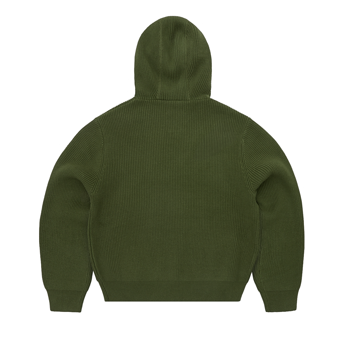 HUEY KNIT HOODIE [OLIVE]