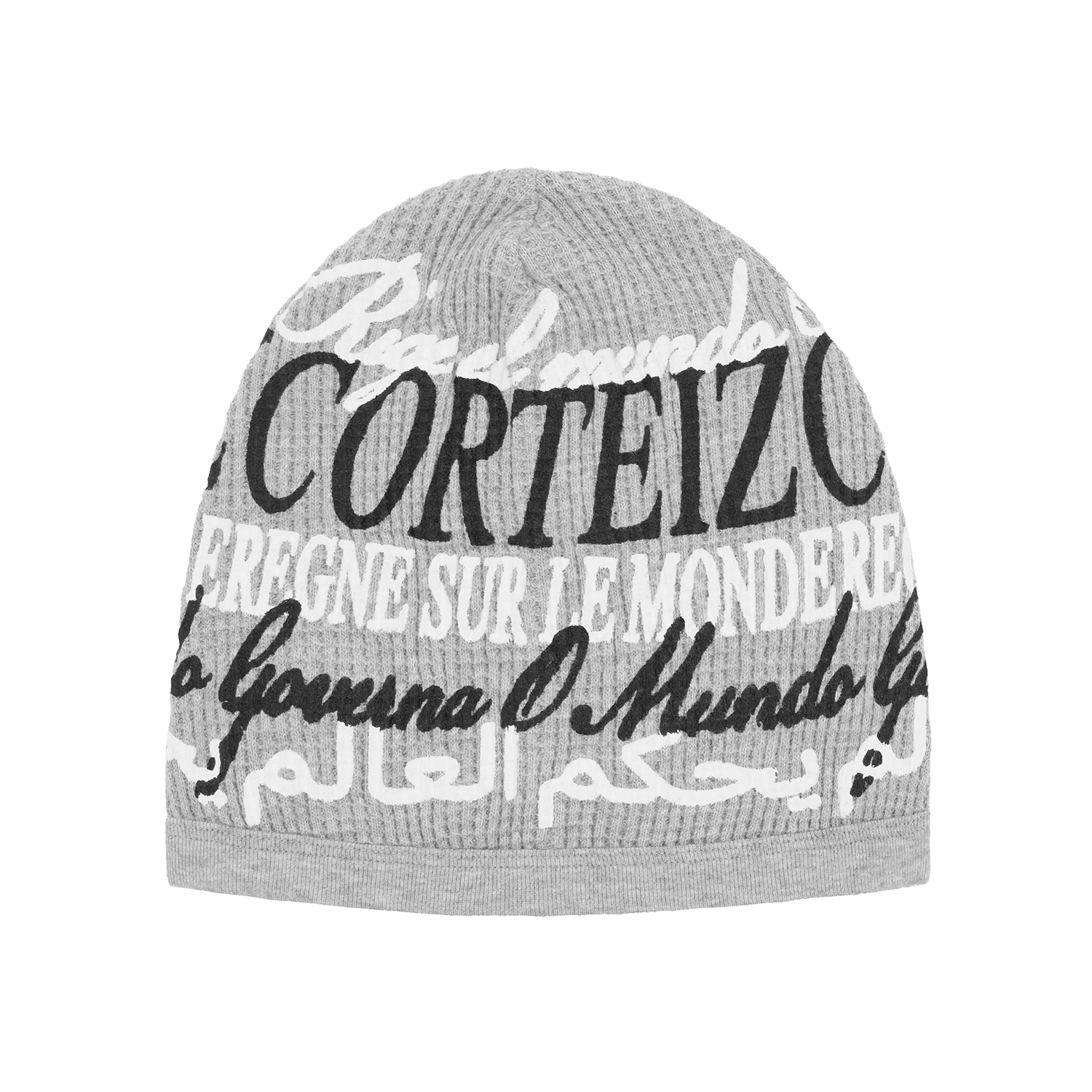 WORLDWIDE WAFFLE BEANIE [HEATHER GREY]