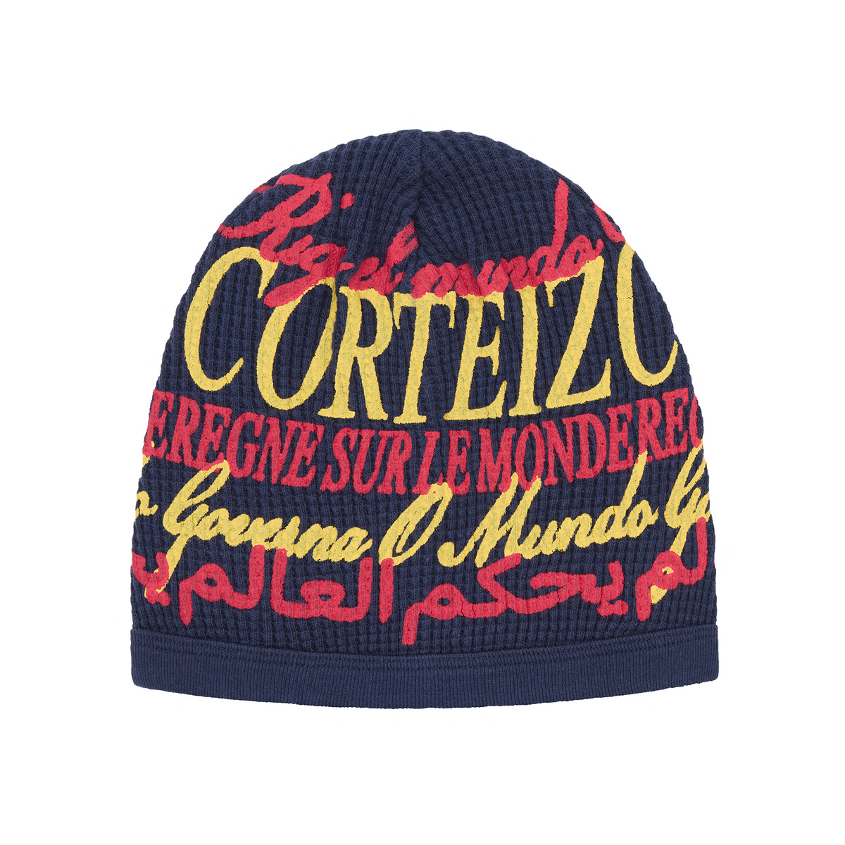 WORLDWIDE WAFFLE BEANIE [NAVY]