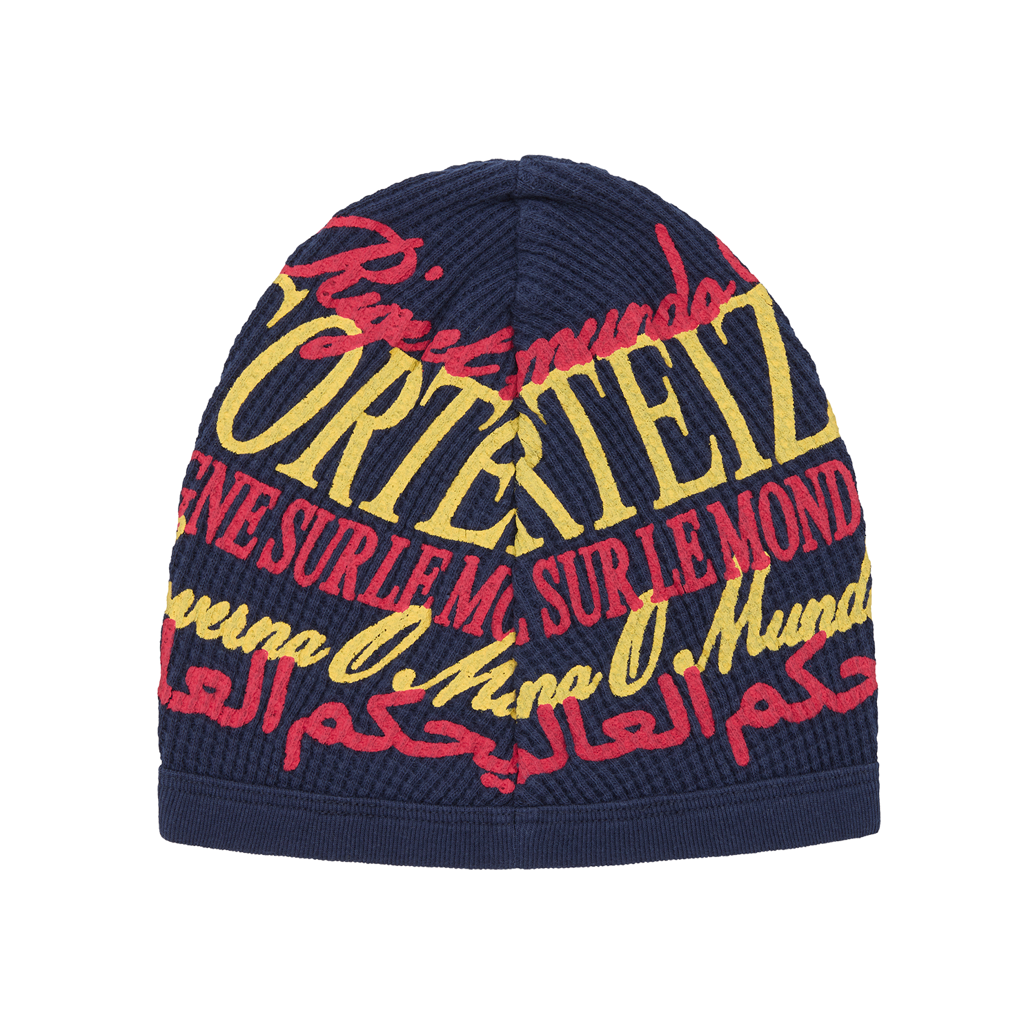 WORLDWIDE WAFFLE BEANIE [NAVY]