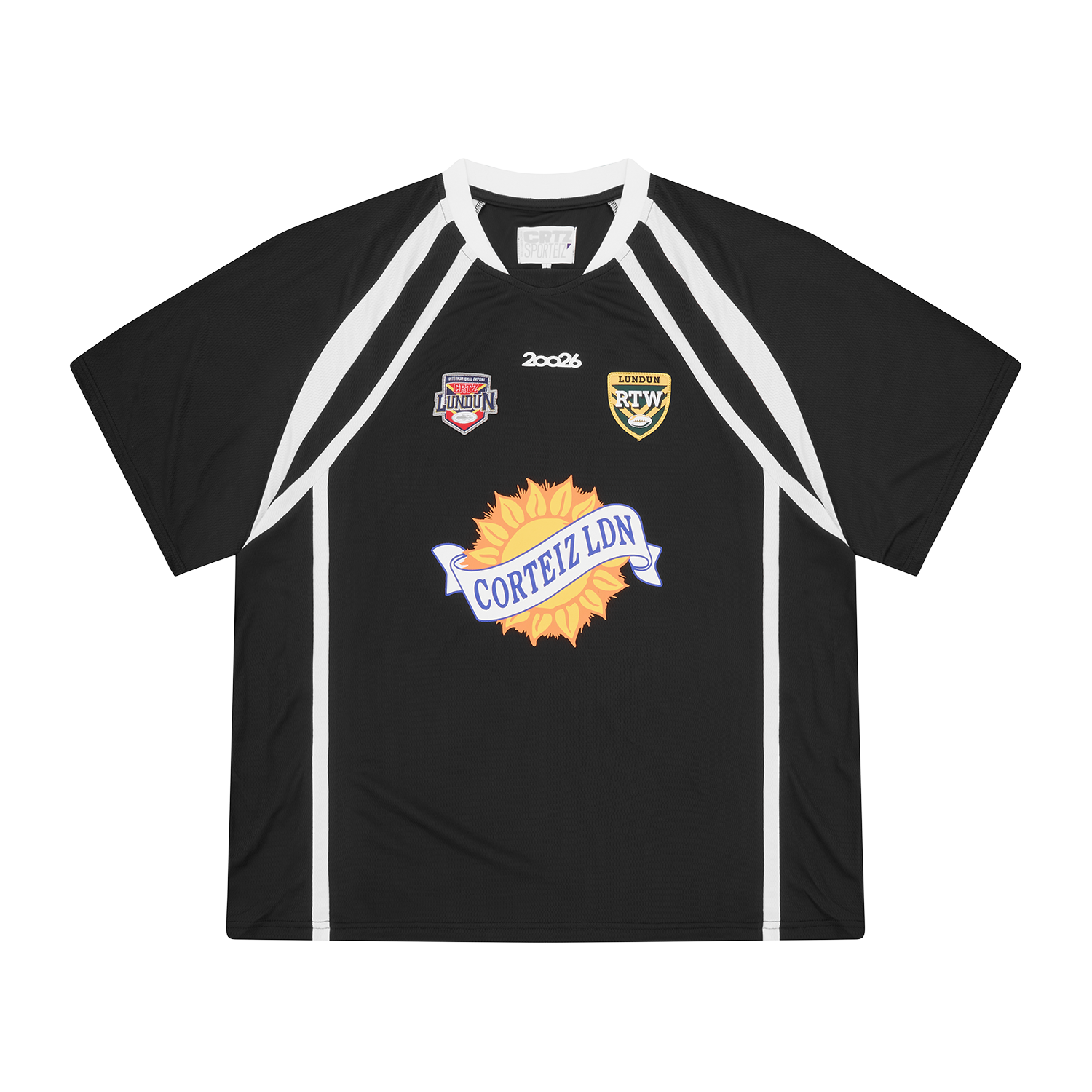 RUGBY LEAGUE JERSEY [BLACK]