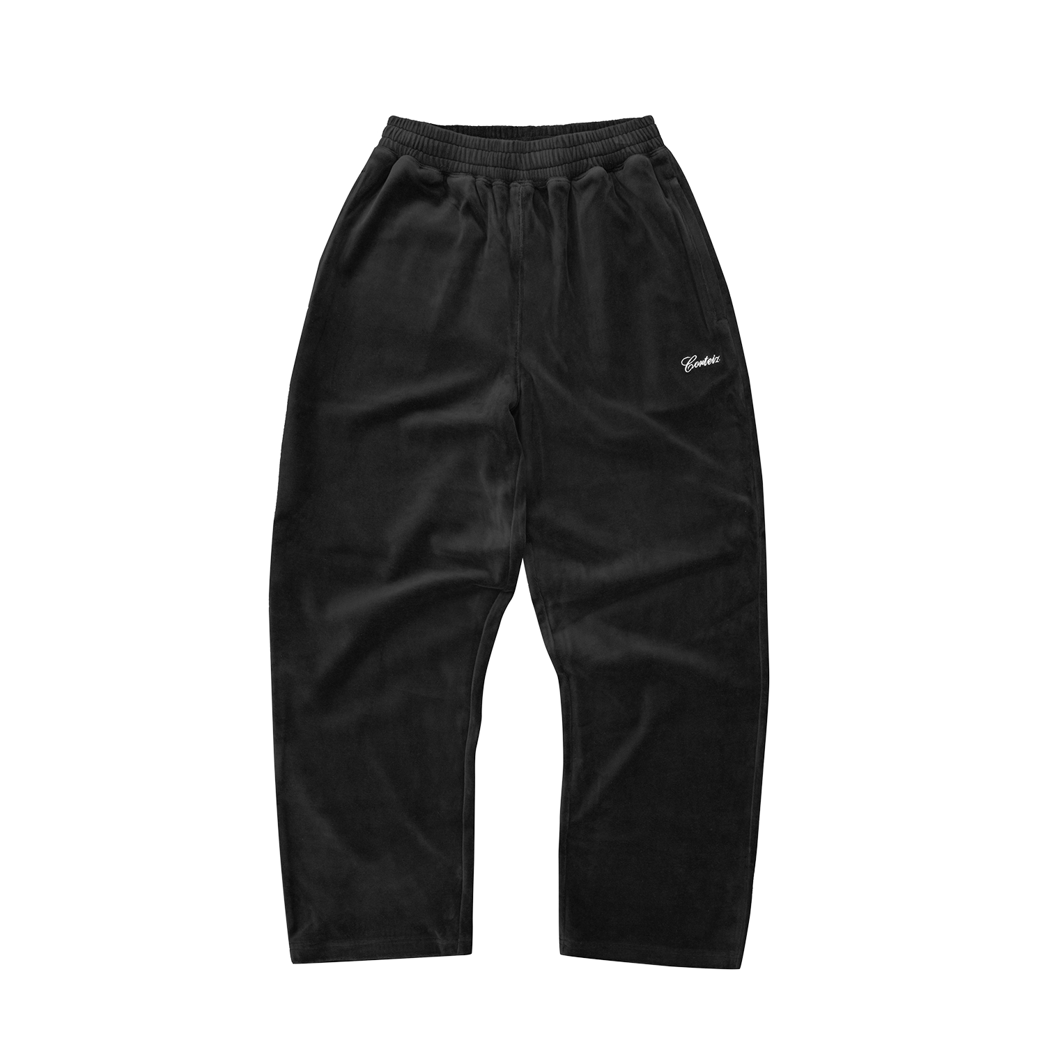 PISTA VELOUR TRACK PANT [BLACK]