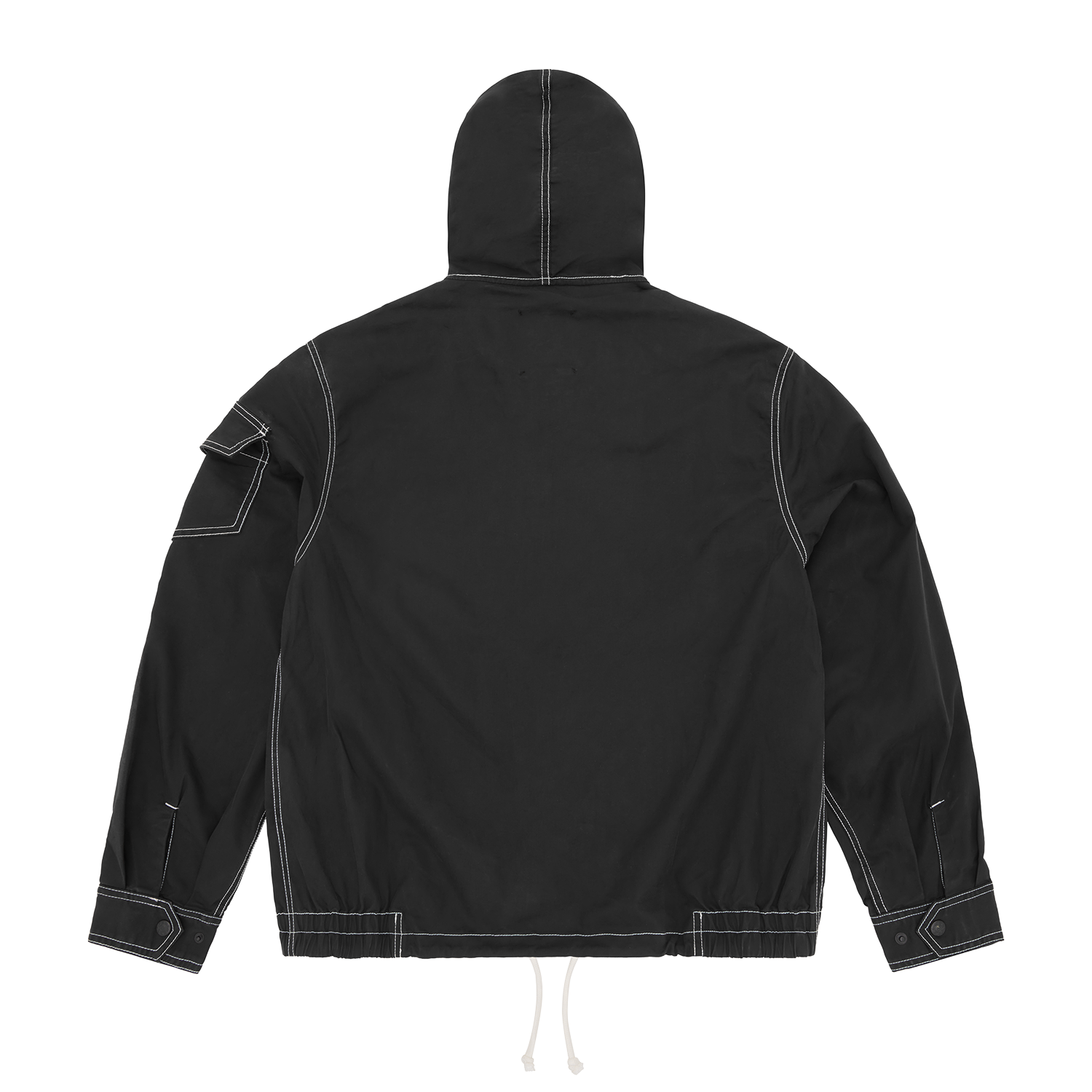 SHIELD CREST TWILL JACKET [BLACK]