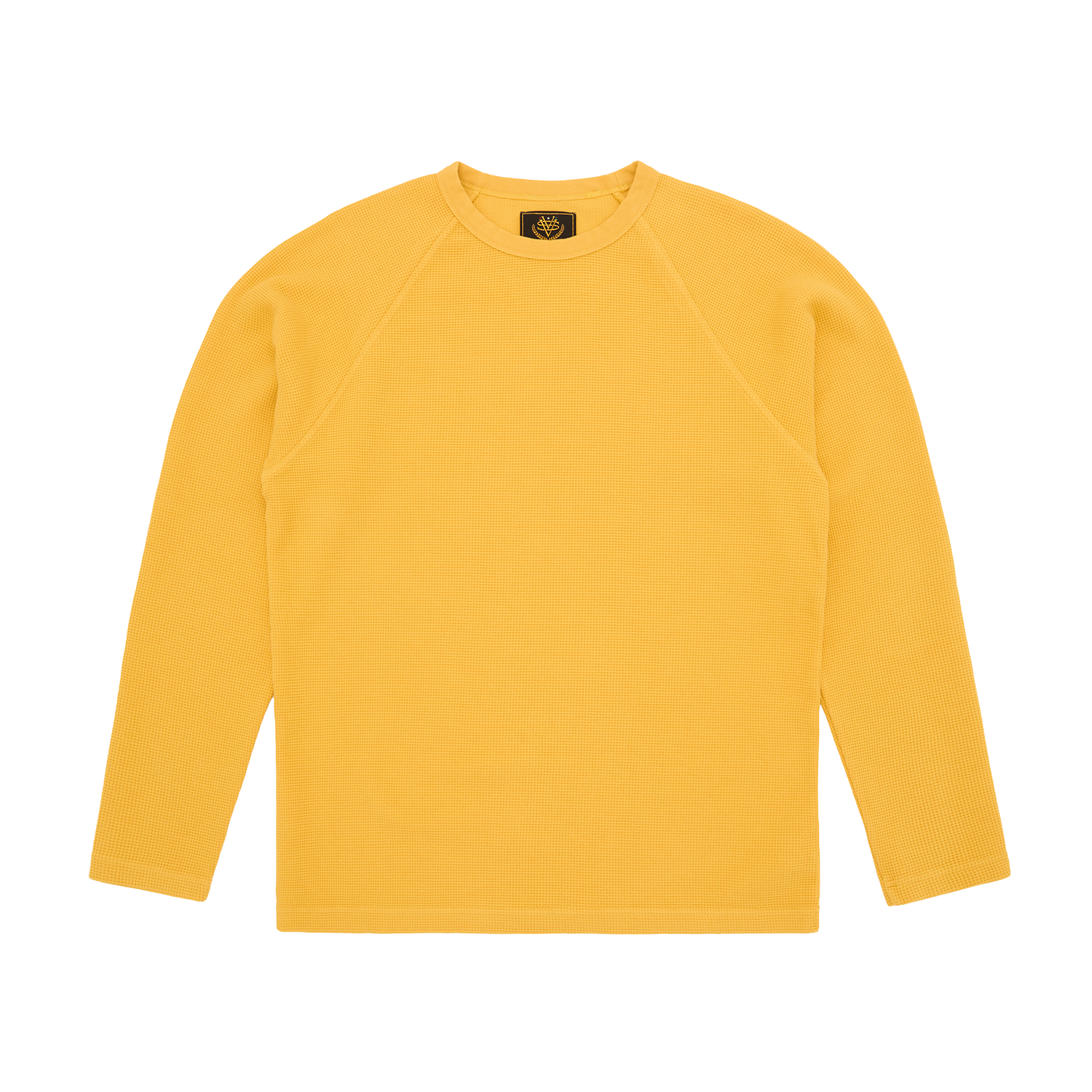 STAR RAGLAN WAFFLE THERMAL [YELLOW]