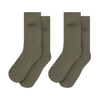 STENCIL ISLAND SOCKS [2 PACK] [KHAKI]