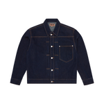 TYPE I FRAYED DENIM JACKET [INDIGO]