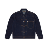 TYPE I FRAYED DENIM JACKET [INDIGO]