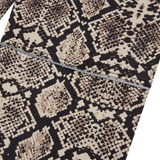 SNAKESKIN DENIM WORKWEAR PANT [BLACK/BEIGE]