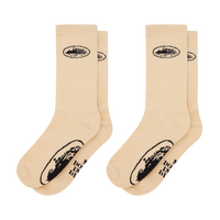 CREME ALCATRAZ SOCKS [2 PACK]