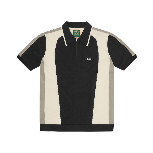 SOPRANO KNIT POLO [BLACK]