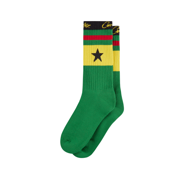 STARZ SOCKS [GREEN AND YELLOW]