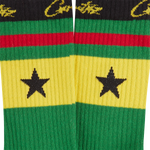 STARZ SOCKS [GREEN AND YELLOW]