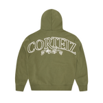 SUPERIOR ROYALE ZIP HOODIE [OLIVE]