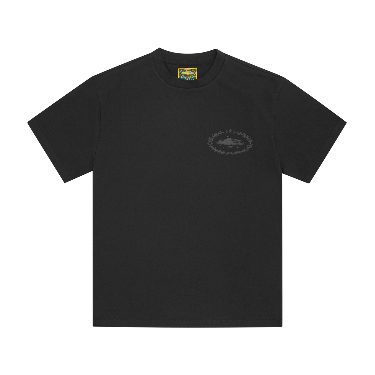 ROYALE HEAVYWEIGHT TEE [BLACK / BLACK]