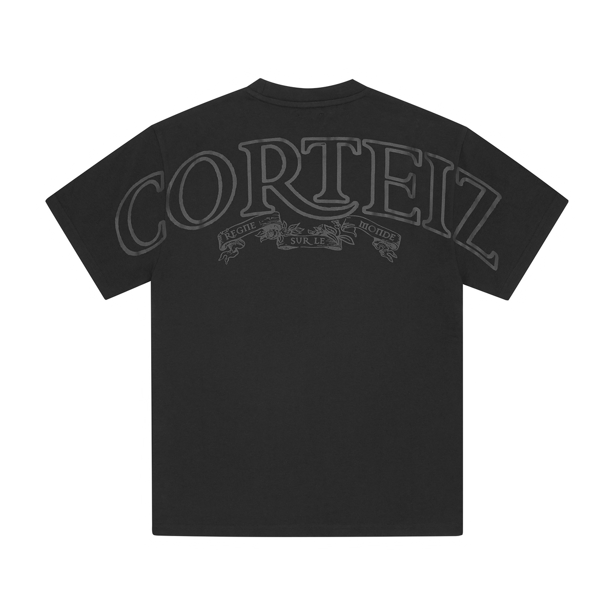 ROYALE HEAVYWEIGHT TEE [BLACK / BLACK]