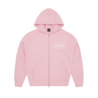 SUPERIOR ROYALE ZIP HOODIE [PINK]