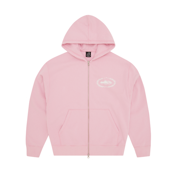 SUPERIOR ROYALE ZIP HOODIE [PINK]