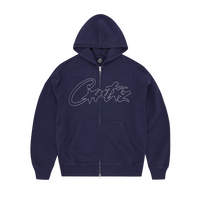 THICK STITCH ALLSTARZ ZIP HOODIE [NAVY]