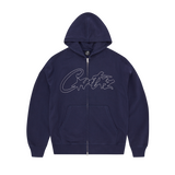 THICK STITCH ALLSTARZ ZIP HOODIE [NAVY]