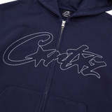 THICK STITCH ALLSTARZ ZIP HOODIE [NAVY]