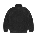 TWO TONE SHERPA FLEECE JACKET [BLACK / GREY]