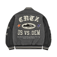 US VS DEM VARSITY JACKET [GREY]