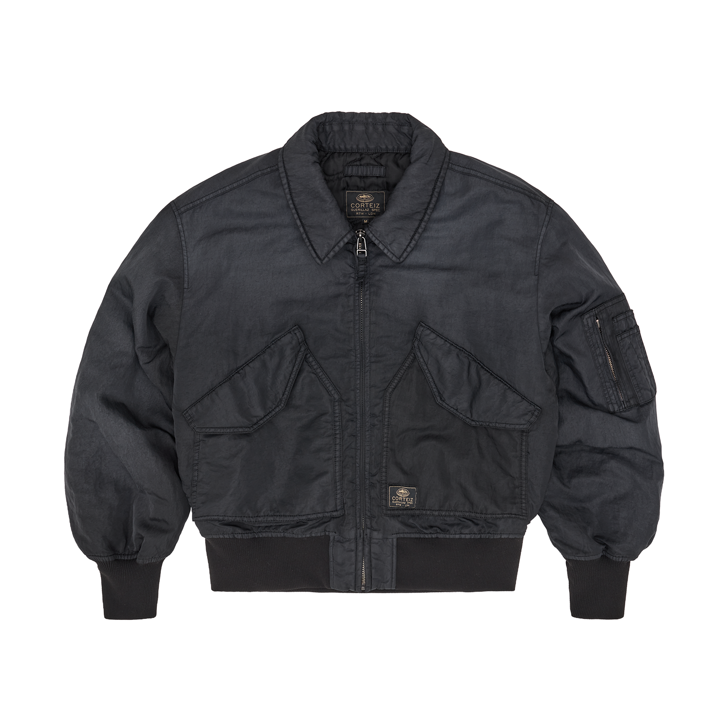ALCATRAZ BOMBER JACKET [VINTAGE BLACK]