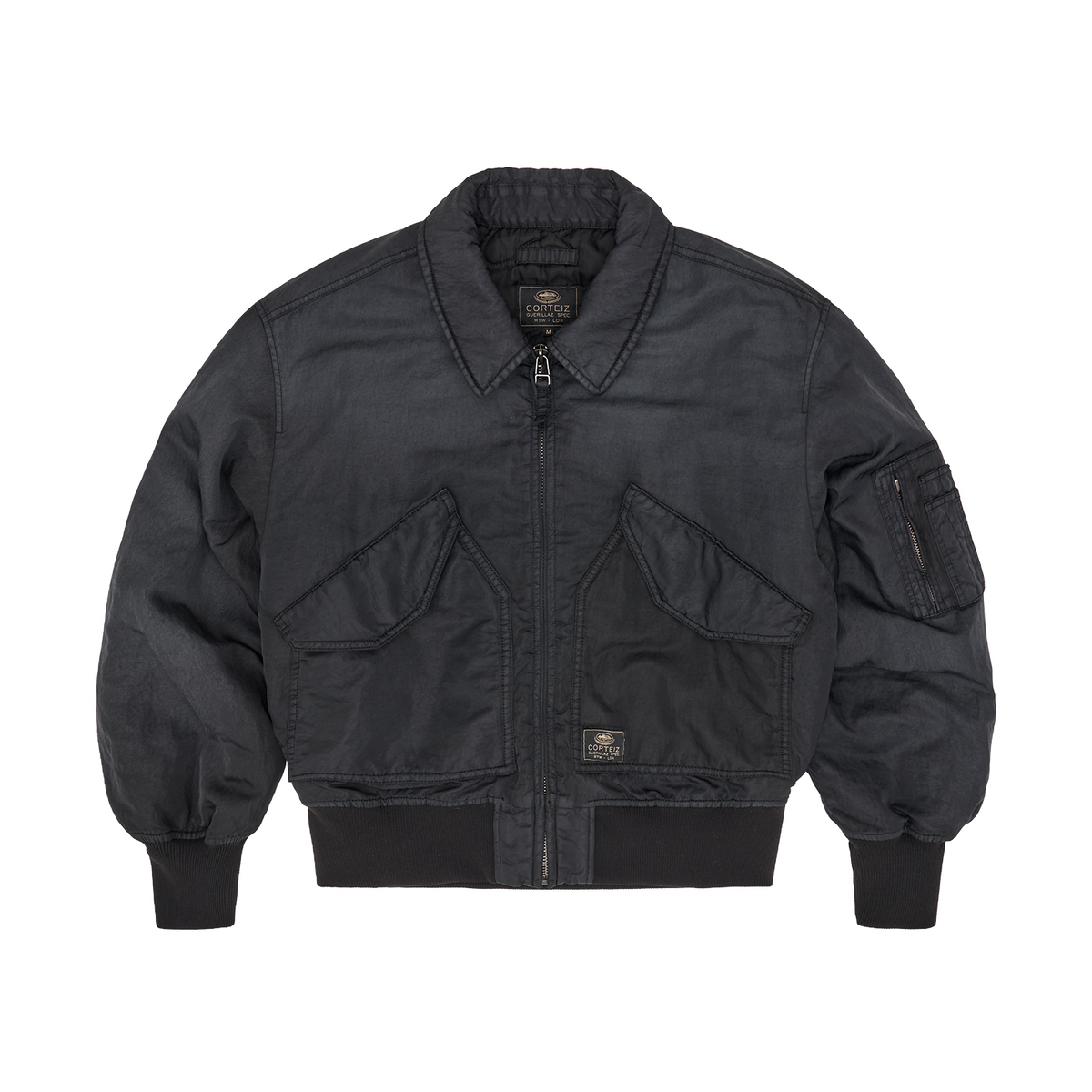 ALCATRAZ BOMBER JACKET [VINTAGE BLACK]