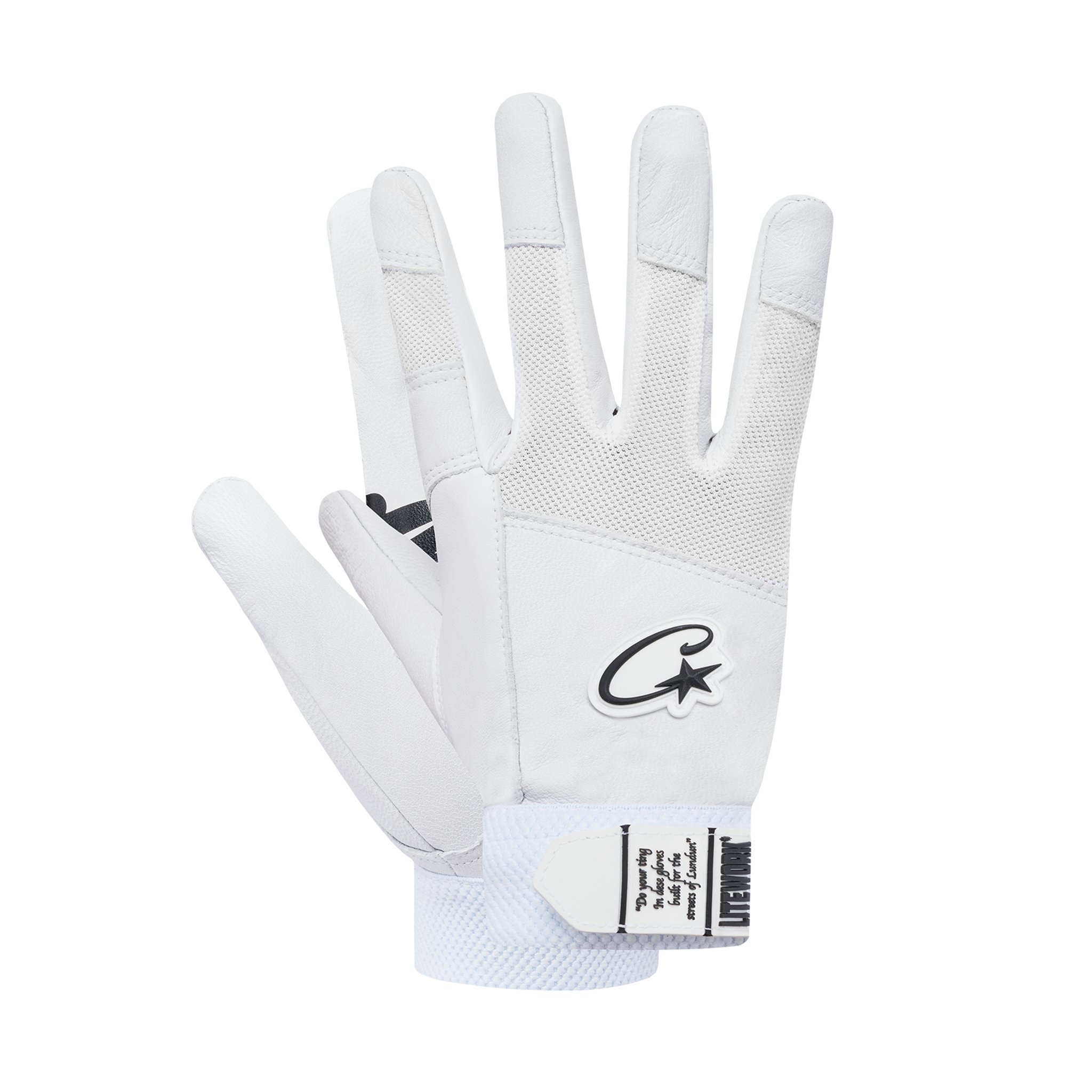 LEATHER GLOVES [WHITE]