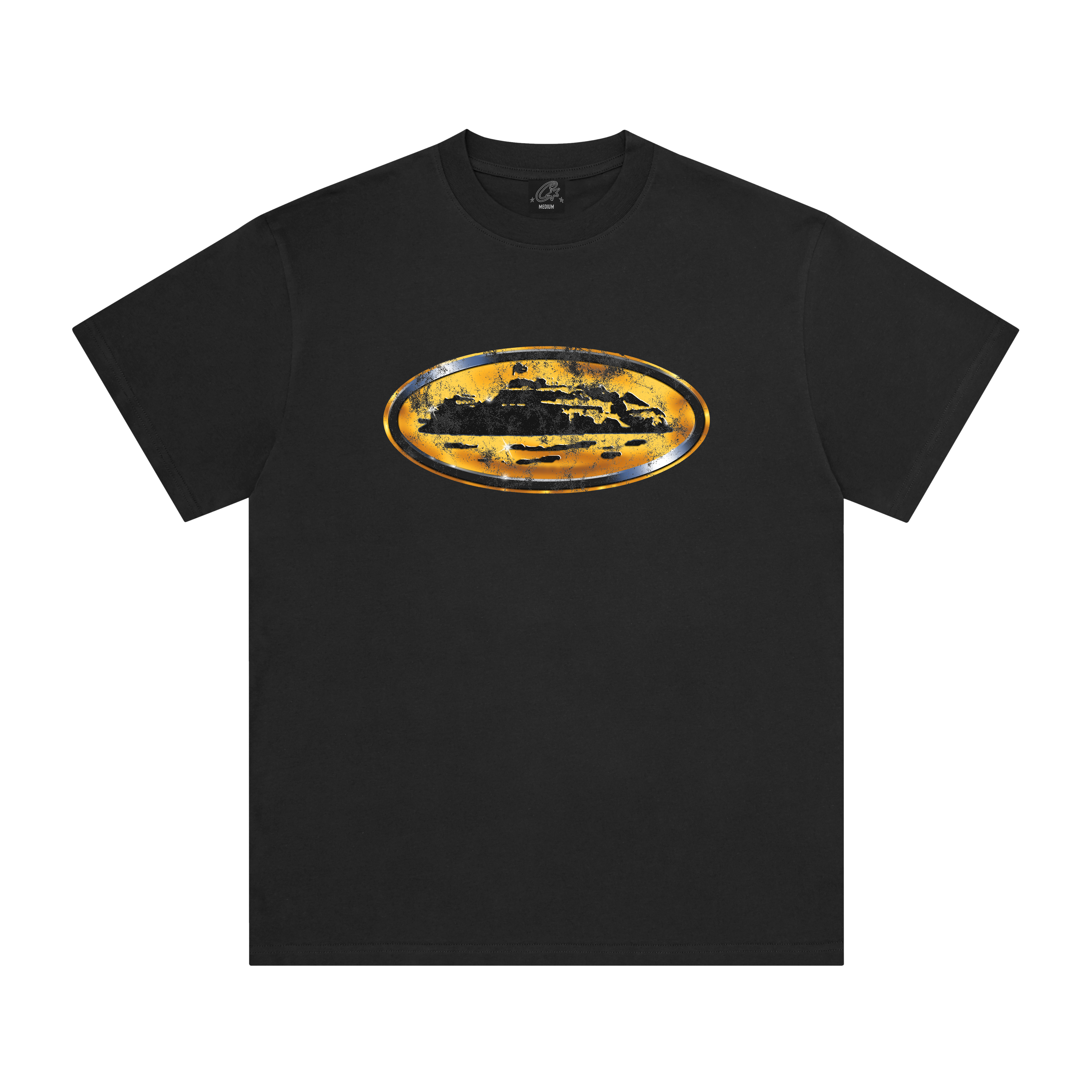 CORRODED ISLAND TEE [BLACK]