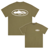 ISLAND PUFF PRINT TEE [OLIVE]