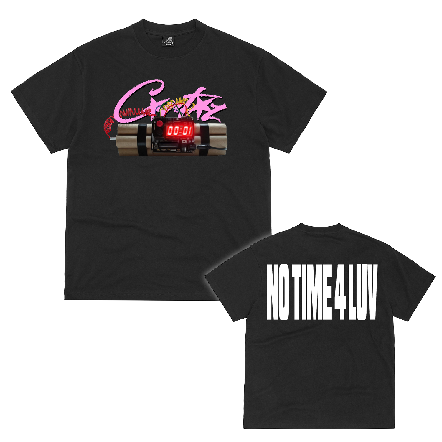 NO TIME 4 LUV TEE [BLACK]