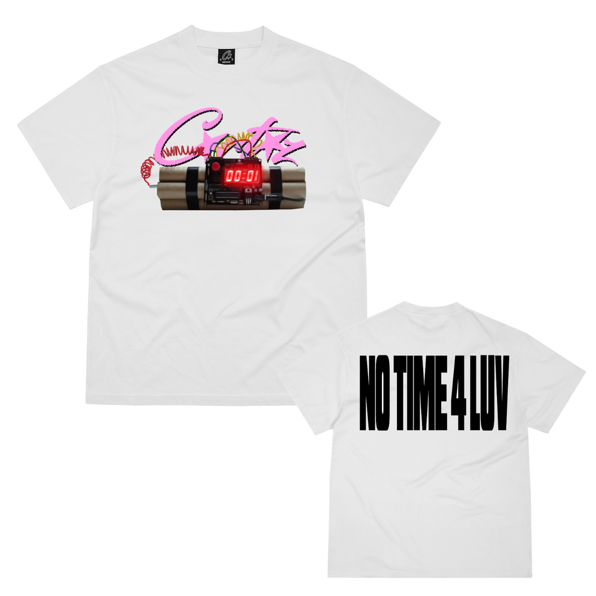 NO TIME 4 LUV TEE [WHITE]